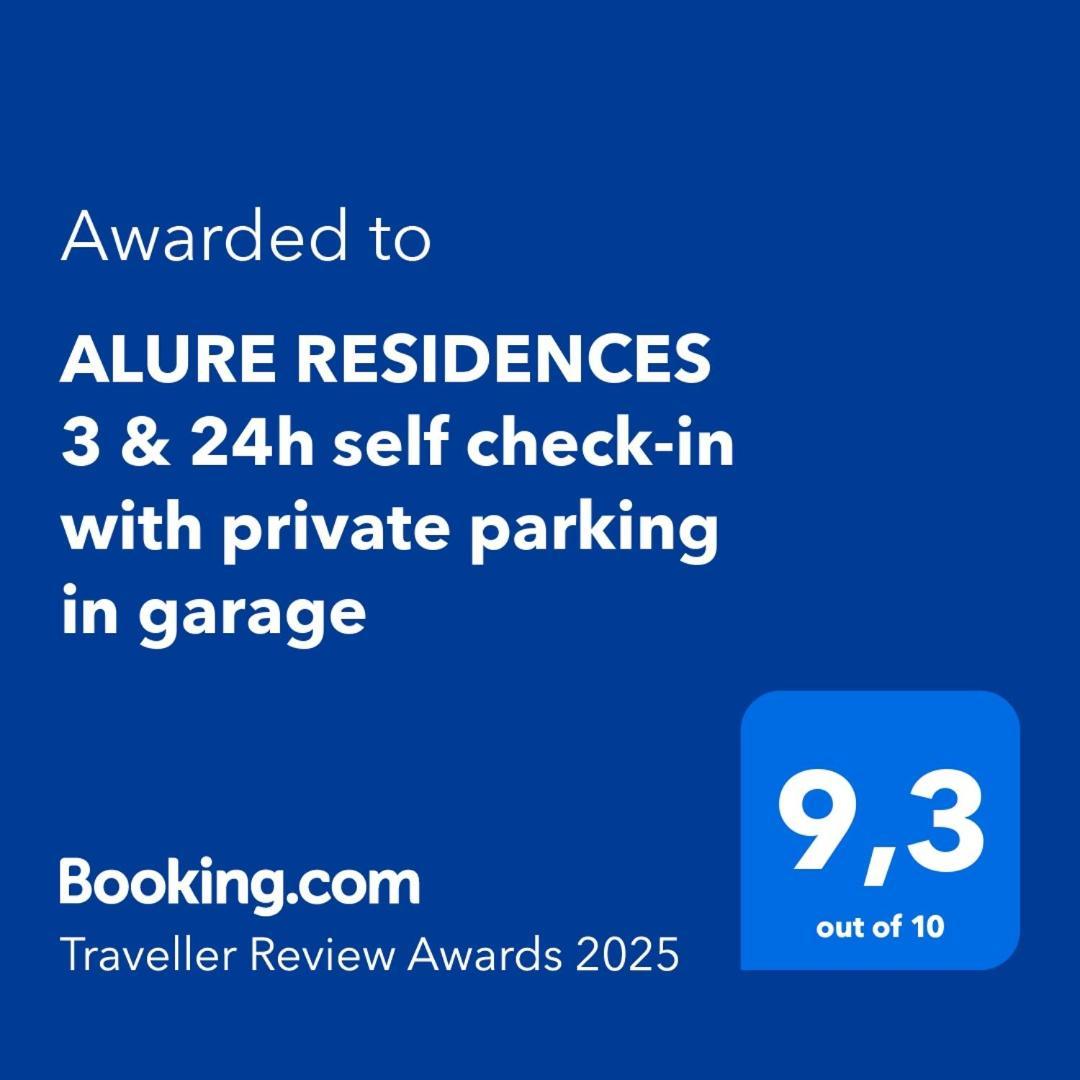 Alure Residences 3 & 24H Self Check-In, Parking In The Garage In The Apartment Building Included, New Building, Terrace, Green Location With A Forest Park With A Lake, Children'S Playground Banská Bystrica Eksteriør bilde